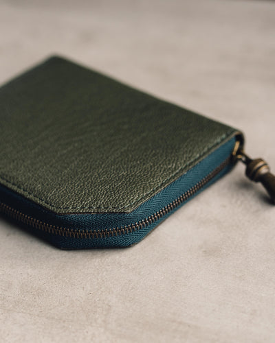 Postalco Kettle Zipper Wallet, Thin