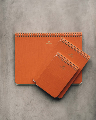 Postalco Notebooks, Tangerine