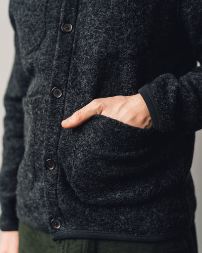 Universal Works Cardigan (2020), Charcoal