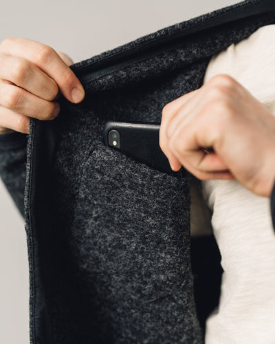 Universal Works Cardigan (2020), Charcoal