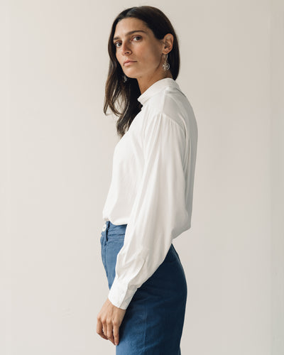 Jesse Kamm Box Turtleneck, Salt White
