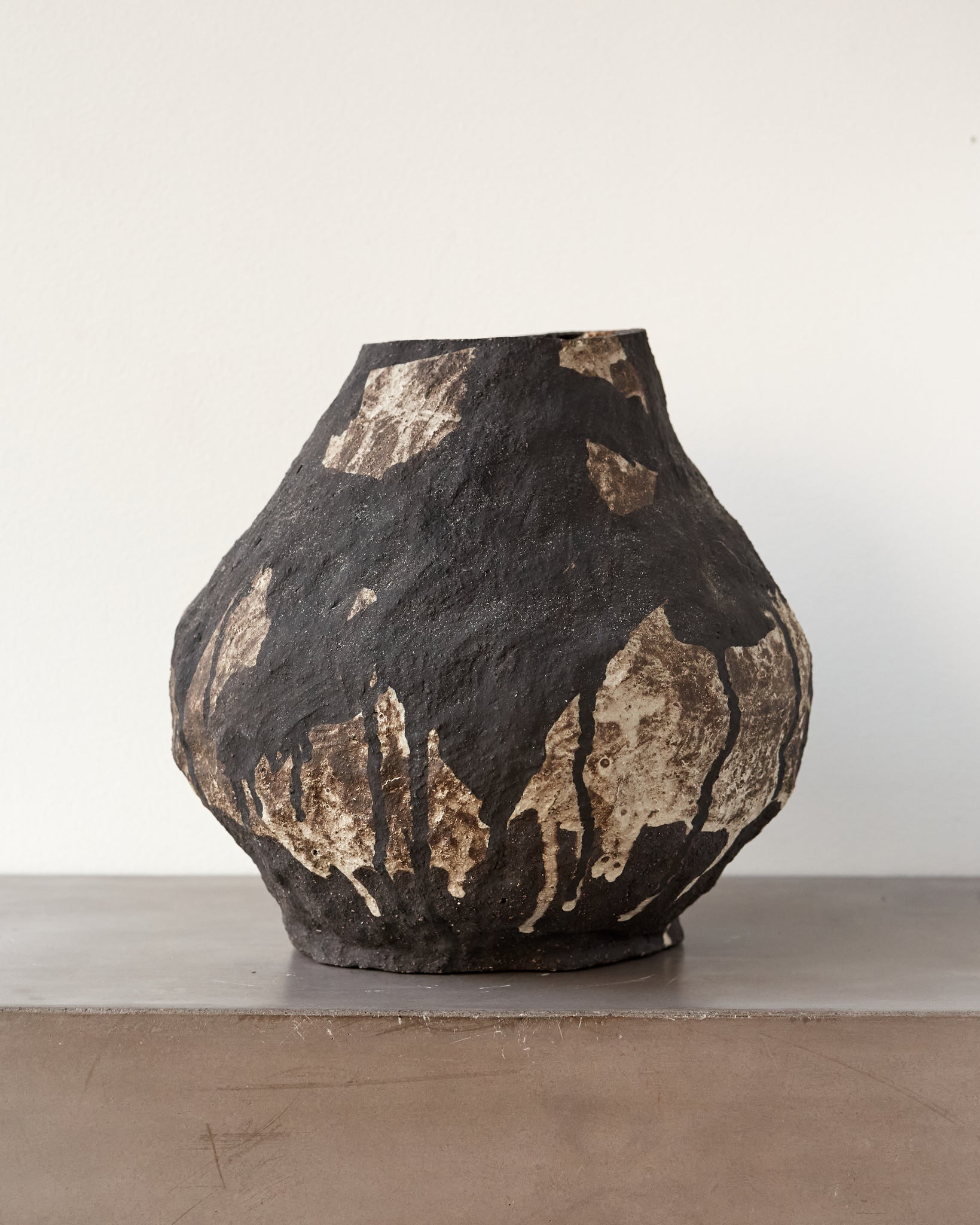 Jojo Corväiá Carved Ceramic Vase, V-1118