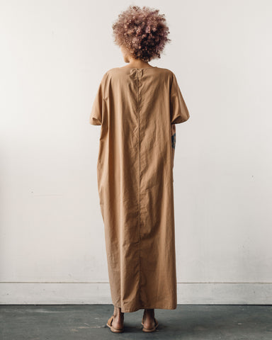 Cordera Maxi Cotton Dress, Nougat