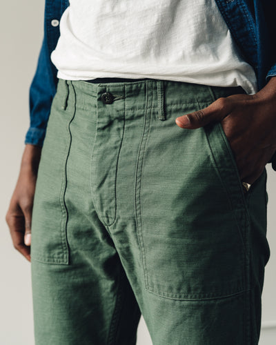 orSlow Slim Fit Fatigue Pant, Green