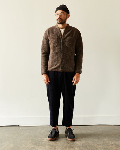 Universal Works Wool Cardigan, Brown