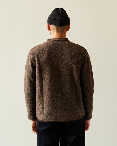 Universal Works Wool Cardigan, Brown