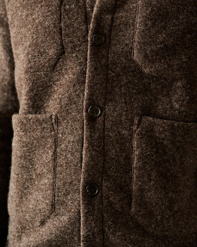 Universal Works Wool Cardigan, Brown
