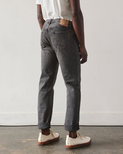orSlow 107 Ivy Fit Denim, Black Denim Stone