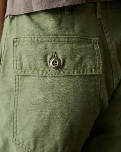 orSlow Short Length US Army Pants, Green