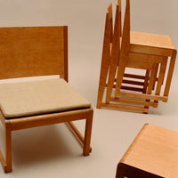 Easy Chair 01, Warm Brown Birch