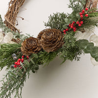 *Preorder* Holiday Grapevine Wreath