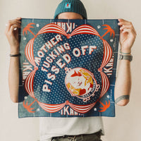 Kapital Color Bandana (Ikarimakuri), Navy