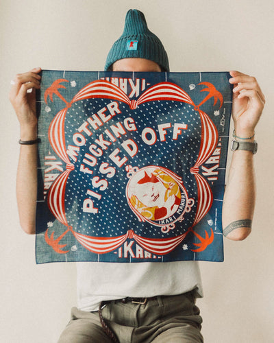 Kapital Color Bandana (Ikarimakuri), Navy