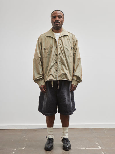 Sillage Circular Short Pants, Denim Washed Black