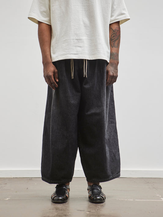 Sillage Circular Pants, Denim Washed Black