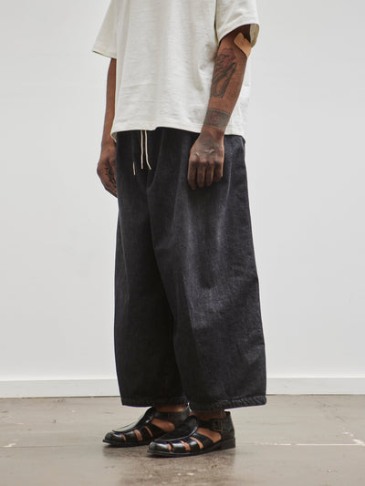 Sillage Circular Pants, Denim Washed Black