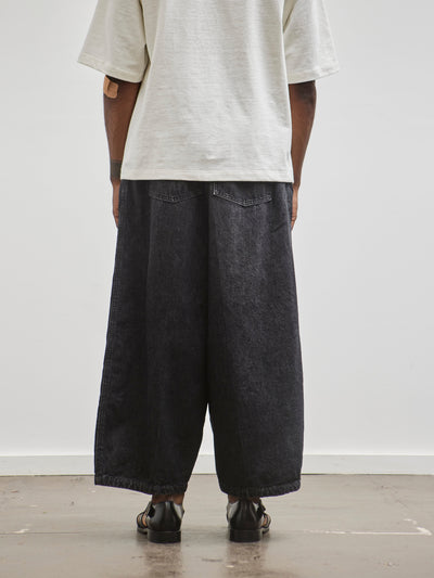 Sillage Circular Pants, Denim Washed Black