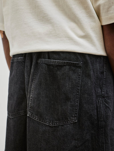 Sillage Circular Pants, Denim Washed Black
