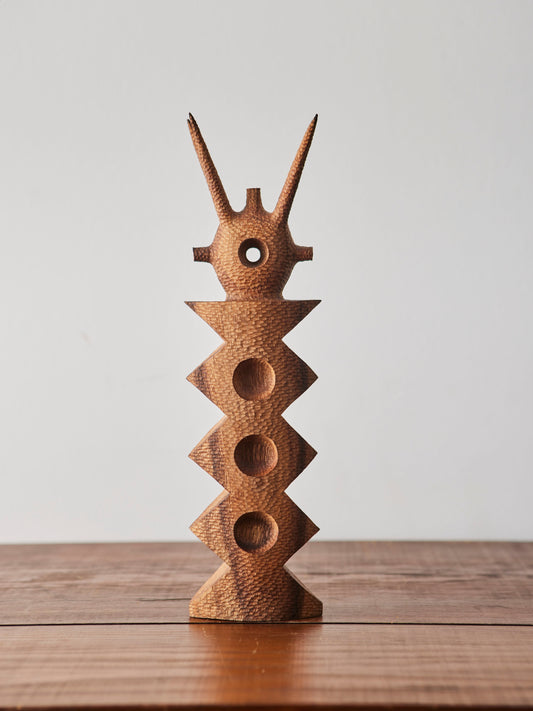 Aleph Geddis Wood Sculpture, Large Creature #44