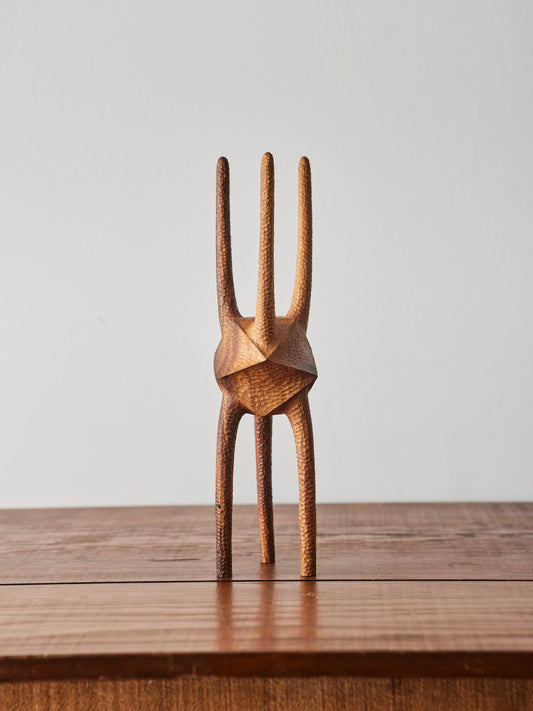 Aleph Geddis Wood Sculpture, Large Creature #42