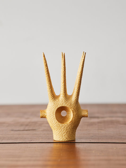 Aleph Geddis Wood Sculpture, Small Creature #31