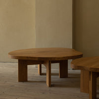 Farmhouse Coffee Table, Pond, Light Oak