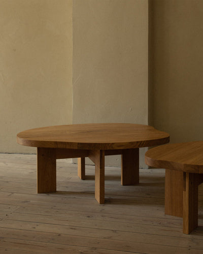 Farmhouse Coffee Table, Pond, Light Oak