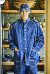 orSlow 40'S WWII Denim Coverall, One Wash