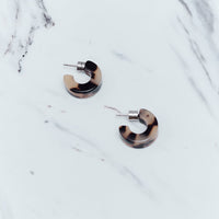 Muse Hoops, Blonde Tortoise