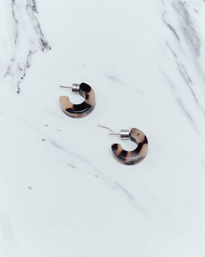 Machete Muse Hoops, Blonde Tortoise
