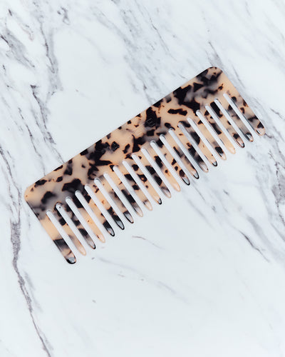 Machete No. 2 Comb, Blonde Tortoise