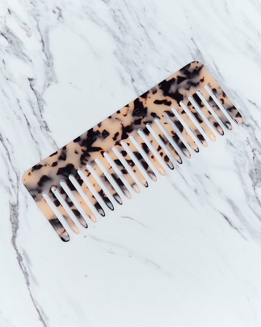 Machete No. 2 Comb, Blonde Tortoise