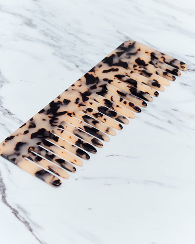 Machete No. 2 Comb, Blonde Tortoise