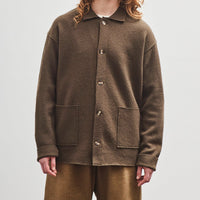 7115 by Szeki Boiled Wool Chore Shirt Jacket, Olive