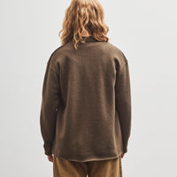 7115 by Szeki Boiled Wool Chore Shirt Jacket, Olive