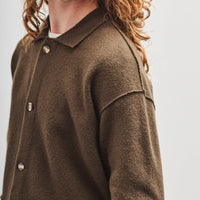 7115 by Szeki Boiled Wool Chore Shirt Jacket, Olive