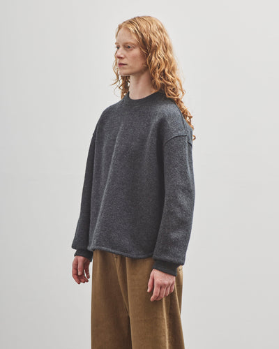 7115 by Szeki Boiled Wool Keepsake Jumper, Gray