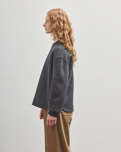 7115 by Szeki Boiled Wool Keepsake Jumper, Gray