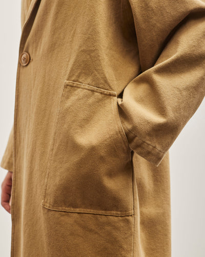 7115 Canvas Lapel Coat, Kelp