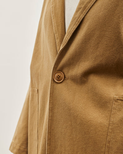 7115 Canvas Lapel Coat, Kelp