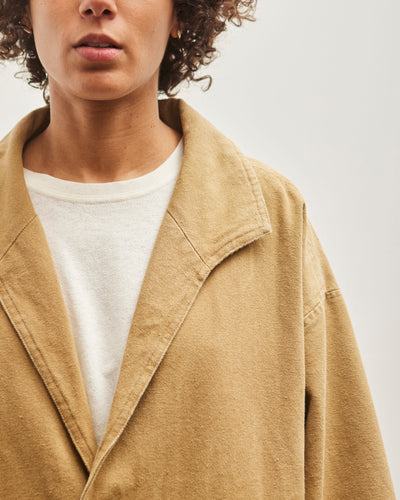 7115 Canvas Lapel Coat, Kelp