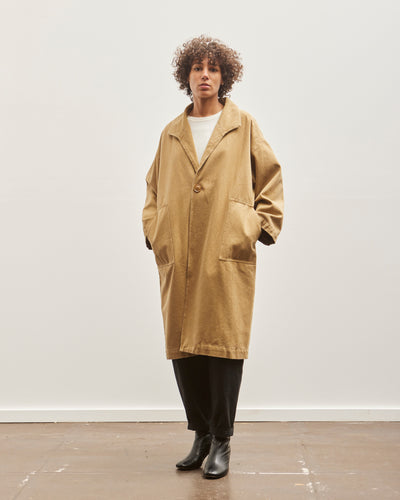 7115 Canvas Lapel Coat, Kelp