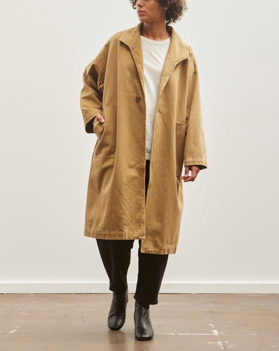 7115 Canvas Lapel Coat, Kelp