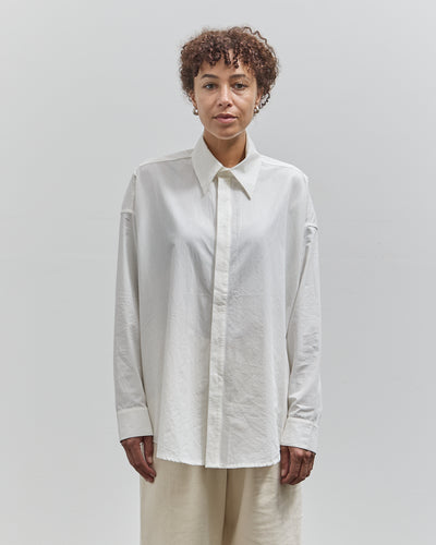 7115 Cocoon Dress Shirt, White