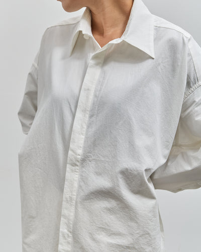 7115 Cocoon Dress Shirt, White