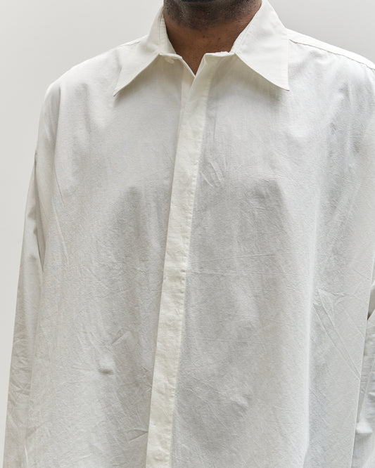 7115 Unisex Cocoon Dress Shirt, White