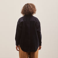 7115 Corduroy Dolman Shirt, Navy