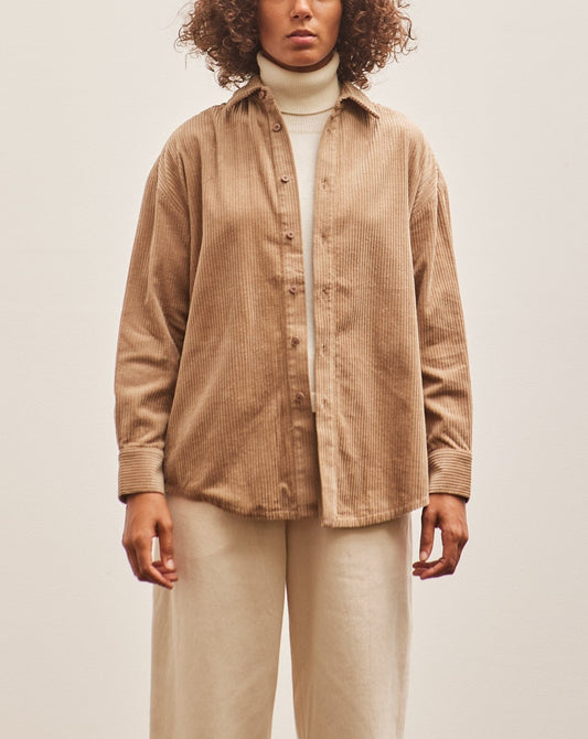 7115 Corduroy Dolman Shirt, Tobacco