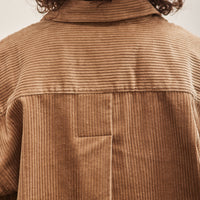 7115 Corduroy Dolman Shirt, Tobacco