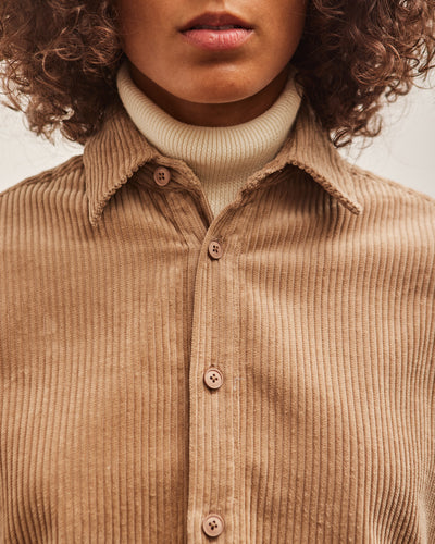 7115 Corduroy Dolman Shirt, Tobacco